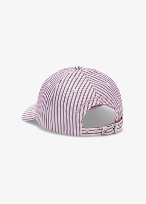 Printed nylon cap Cameo Pink B3020038 Ganni 